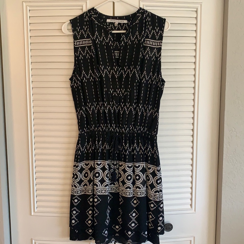 Black and white dress